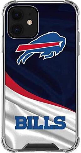 حافظة هاتف Skinit الشفافة متوافقة مع iPhone 12 - تصميم NFL Buffalo Bills المرخص رسميًا in Kuwait