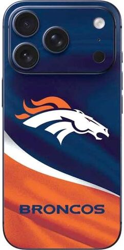 غلاف هاتف Skinit متوافق مع iPhone 17 Pro Max - تصميم مرخص رسميًا من NFL Denver Broncos in Kuwait
