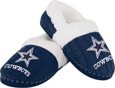 FOCO Womens NFL Team Color Moccasin Slippers in Saudi Arabia