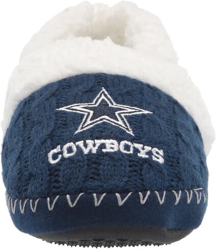 FOCO Womens NFL Team Color Moccasin Slippers in Saudi Arabia