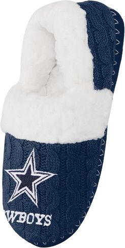 FOCO Womens NFL Team Color Moccasin Slippers in Saudi Arabia