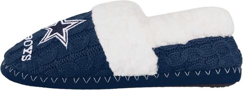FOCO Womens NFL Team Color Moccasin Slippers in Saudi Arabia