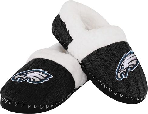 FOCO Womens NFL Team Color Moccasin Slippers in Saudi Arabia