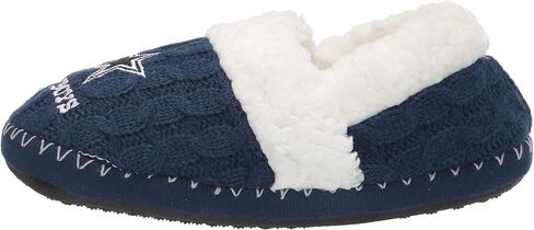FOCO Womens NFL Team Color Moccasin Slippers in Saudi Arabia