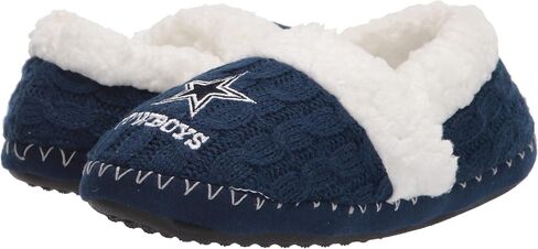 FOCO Womens NFL Team Color Moccasin Slippers in Saudi Arabia