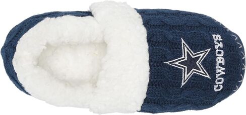 FOCO Womens NFL Team Color Moccasin Slippers in Saudi Arabia