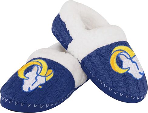 FOCO Womens NFL Team Color Moccasin Slippers in Saudi Arabia
