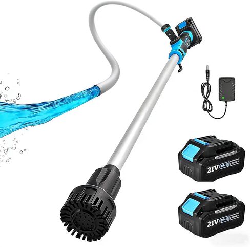 Cordless Stick Water Transfer Pump Included 4000mAh 21V Battery and 2A Fast Charger 720GPH 32FT Head Compatible with 18V Makita Battery Portable Utility Sump Pump for Garden Pool RV Boat Draining in Kuwait