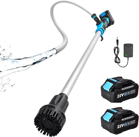 Cordless Stick Water Transfer Pump Included 4000mAh 21V Battery and 2A Fast Charger 720GPH 32FT Head Compatible with 18V Makita Battery Portable Utility Sump Pump for Garden Pool RV Boat Draining in Kuwait