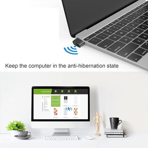 Virtual Mouse Mover Jiggler Simulate Mouse Movement Device USB Port Undetectable Shaker for Computer Laptop in Saudi Arabia