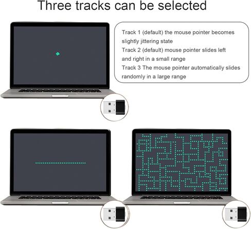 Virtual Mouse Mover Jiggler Simulate Mouse Movement Device USB Port Undetectable Shaker for Computer Laptop in Saudi Arabia