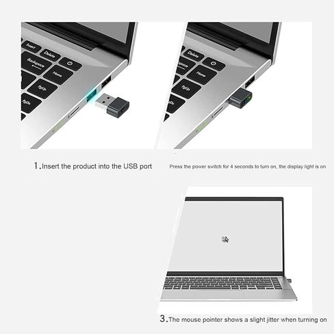 Virtual Mouse Mover Jiggler Simulate Mouse Movement Device USB Port Undetectable Shaker for Computer Laptop in Saudi Arabia