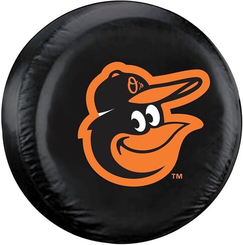 Baltimore Orioles MLB Spare Tire Cover (Standard) (Black) in Saudi Arabia