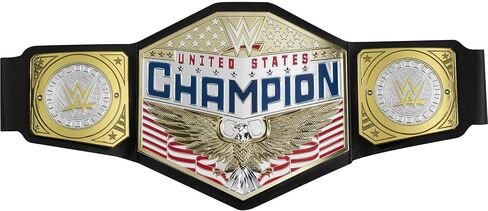 WWE Championship Title Featuring Authentic Styling, Metallic Medallions, Leather-like Belt & Adjustable Feature that Fits Waists of Kids 8 and Up in Saudi Arabia