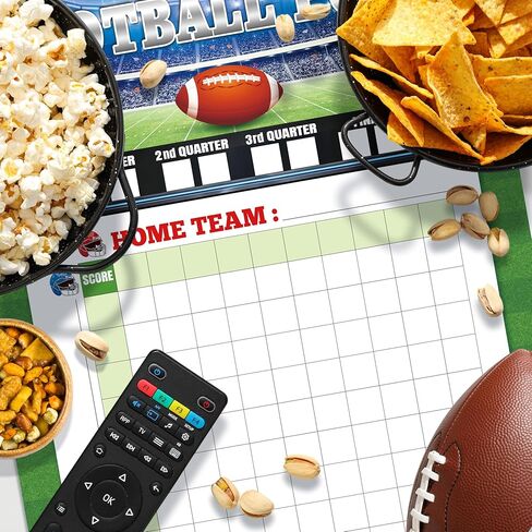 Actilize 2 حزمة ملصقات حمام السباحة لكرة القدم، 19.7 × 27.5 بوصة لوحة مربعات كرة القدم، ديكورات الحفلات لحفلة السوبر بول، حمام السباحة المكتبي، لوازم حفلات الباب الخلفي in Kuwait