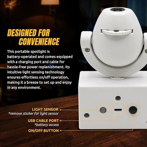 Sporticulture NFL American Football Washington Commanders - Adjustable Led Mini Spotlight Projector with 6 Team Logo Designs - Portable & Rechargeable Spotlight - Battery-Operated - 4.375" x 3.125" in Saudi Arabia