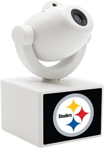 Sporticulture NFL American Football Pittsburgh Steelers - جهاز عرض كشاف صغير LED قابل للتعديل مع 6 تصميمات لشعار الفريق - مصباح كشاف محمول وقابل لإعادة الشحن - يعمل بالبطارية - 4.375 بوصة × 3.125 بوصة in Saudi Arabia