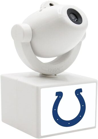 Sporticulture NFL American Football Indianapolis Colts - جهاز عرض صغير LED قابل للتعديل مع 6 تصميمات لشعار الفريق - مصباح كشاف محمول وقابل لإعادة الشحن - يعمل بالبطارية - 4.375 بوصة × 3.125 بوصة in Kuwait