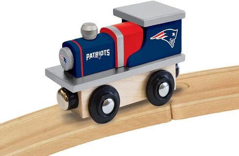MasterPieces NFL New England Patriots Real Wood Toy Train, For Ages 3+ in Saudi Arabia