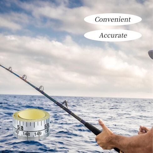 2PCS Fishing Measuring Sticker Waterproof 60 inch Self Adhesive Fishing Rulers for Kayaks Boat Coolers Marine Workbenches in Saudi Arabia