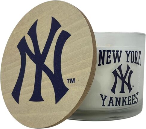 Pegasus Sports MLB ogo Top Football Team 3 Wick Candle, 12.5 oz, Team Colors (New York Yankees) in Saudi Arabia