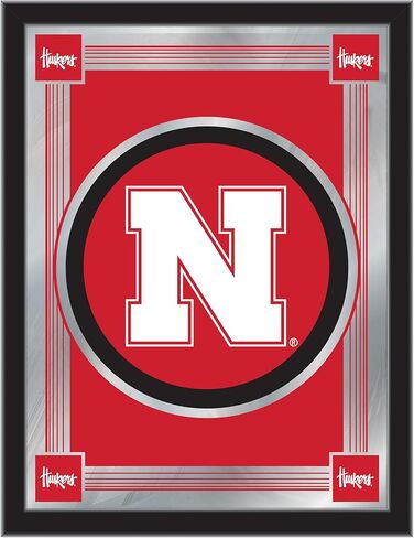 Holland Bar Stool Company Nebraska Logo Mirror Art, 17 X 22-Inch, Black in Saudi Arabia