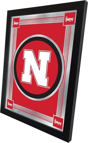 Holland Bar Stool Company Nebraska Logo Mirror Art, 17 X 22-Inch, Black in Saudi Arabia