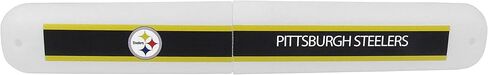 Siskiyou Sports NFL Pittsburgh Steelers Unisex Travel Set Toothbrush and Travel Case, White, One Size in Saudi Arabia