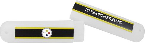 Siskiyou Sports NFL Pittsburgh Steelers Unisex Travel Set Toothbrush and Travel Case, White, One Size in Saudi Arabia