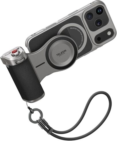 Telesin C03 Phone Magnetic Phone Selfie Light متوافق مع iPhone Magsafe ، CRI97 360 ° LED Selfie Ring Fill مع مرآة لصور الصور/التصوير الفوتوغرافي/Tiktok/Zoom Confer in Kuwait