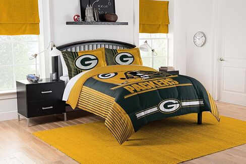 Northwest NFL Green Bay Packers Comforter and Sham Set, Full/Queen, Safety in Saudi Arabia