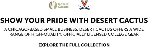 Desert Cactus University of Virginia Paper Cups UVA Cavaliers 20 Count 9 ounce Cold Beverage Cups for Tailgates, Graduation and Events (Design A) in Saudi Arabia
