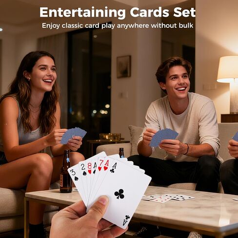 OMISTAR 48 Decks Entertaining Cards Set, 24 Pack Black and 24 Pack Red, 54 Count Per Deck, Travel Playing Items, Ideal for Poker, Blackjack, Canasta, Rummy, Game Supplies for Parties, Clubs in Saudi Arabia