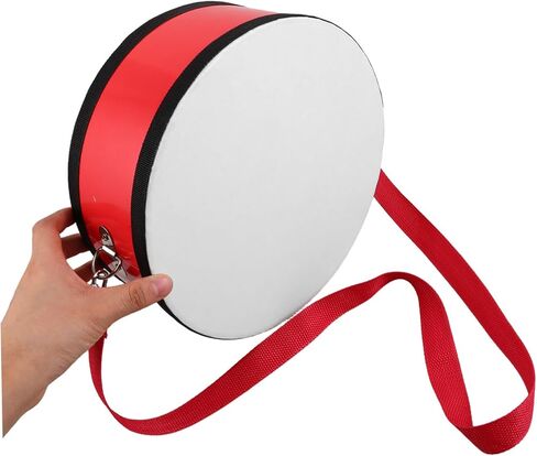 SWOOMEY 1 Set Red Marching Snare Drum for Lightweight Handheld Drum with Convenient Strap for Outdoor Performances Enhances Team Spirit and Music Enjoyment in Saudi Arabia