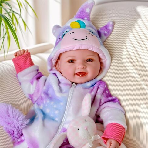 BABESIDE Baby Dolls, 17Inch Soft Body Realistic Baby Doll, Real Life Baby Dolls with Accessories for 3+ Year Old Girls Pretend Play, Collection in Saudi Arabia