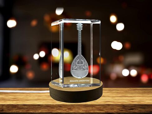 Bouzouki 3D محفور كريستال 3D محفور كريستال تذكار / هدية / ديكور / تحصيل / تذكارية (XX-Large) in Kuwait