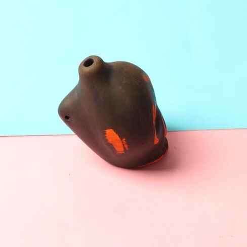 Comidox 1PC Aztec Death Whistle - Handcrafted Ceramic Skull Instrument Replica, No Battery Required for History Enthusiasts & Collectors in Saudi Arabia