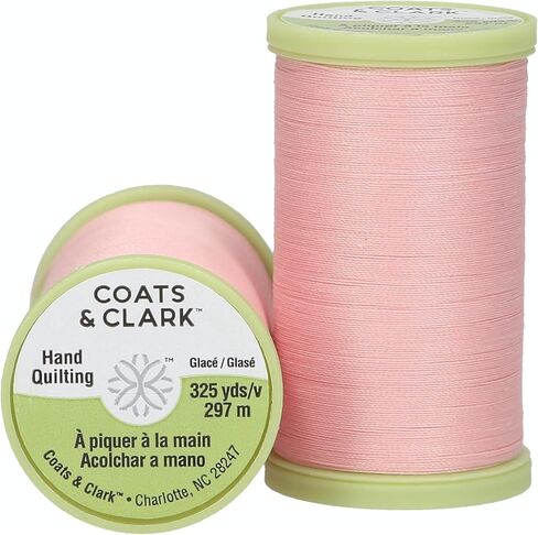 Coats & Clark Inc S960-1210 Dual Duty بالإضافة إلى خيط خياطة اللحف باليد ، 325 ياردة ، وردي (حزمة 2) in Saudi Arabia