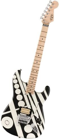 EVH Striped Series Circles Electric Guitar - Crop Circles in Saudi Arabia
