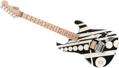 EVH Striped Series Circles Electric Guitar - Crop Circles in Saudi Arabia