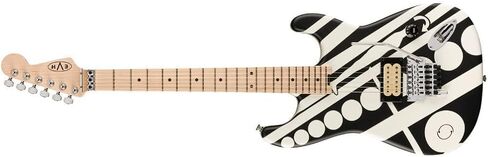 EVH Striped Series Circles Electric Guitar - Crop Circles in Saudi Arabia