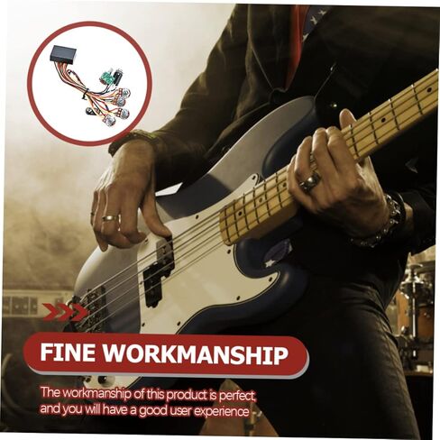 TOYANDONA Active Bass Preamp Wiring Circuit Kit Durable Electric Guitar Parts for Easy Installation Compact and Professional Design for Bass Guitar Replacement in Saudi Arabia