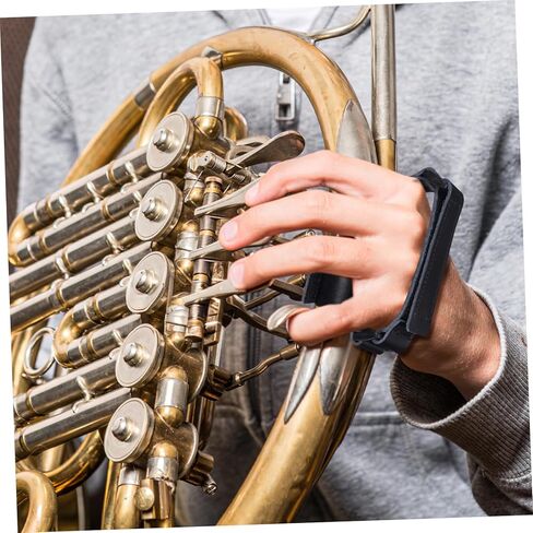 VICASKY French Horn Accessories Mouthpiece Case Double Pocket Mute Hand Strap Horns Guard Decor Grip Rest String Bag Leather Protector for Comfortable Playing Closure Musicians Secure Accessory in Saudi Arabia