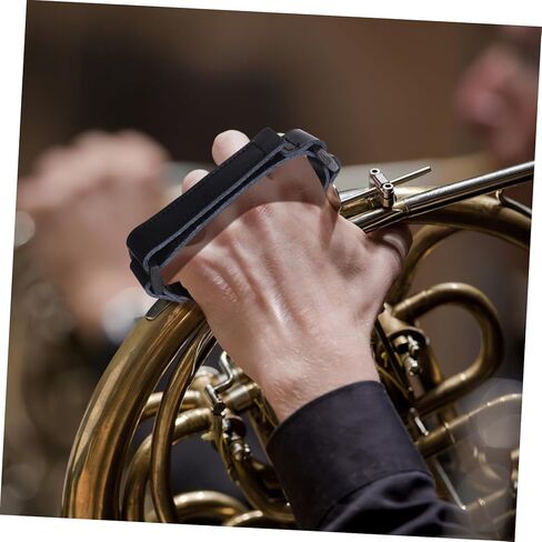 VICASKY French Horn Accessories Mouthpiece Case Double Pocket Mute Hand Strap Horns Guard Decor Grip Rest String Bag Leather Protector for Comfortable Playing Closure Musicians Secure Accessory in Saudi Arabia