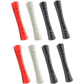 SquEqu 8 Pack Bicycle Frame Protector Rubber Sleeve for Mountain Road Bike Shifter Brake Cable Talaed Bike Shift Line Cable Housing Protective Cover Pipe Guard Anti-Rubbing Protection