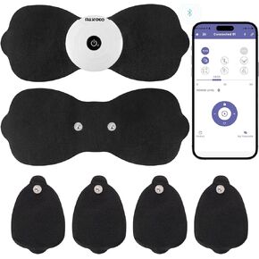 MASTOGO Wireless TENS Unit Muscle Stimulator, Pain Relief Massager - APP Controlled Bluetooth EMS Muscle Stimulator Machine, for Back, Sciatica, Shoulder Pain Relief