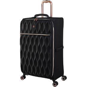 it الأمتعة Enliven 31 "Softside Checked 8 Wheel Expander Spinner، أسود in Kuwait