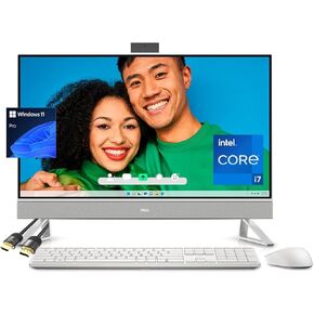 كمبيوتر ديل انسبايرون الكل في واحد، شاشة لمس فل اتش دي 27 بوصة، الجيل الثالث عشر انتل كور i7-1355U، ذاكرة الوصول العشوائي 32 جيجا، 2 تيرابايت PCIe SSD + 2 تيرابايت اتش دي دي، GeForce MX550، كاميرا ويب، واي فاي 6، RJ45، K&M، PDG HDMI، ويندوز 11 برو in Kuwait