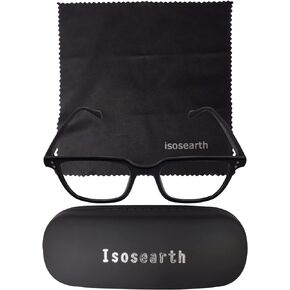 iSoSearth Blue Light Blocking Glasses, Computer Reading/Gaming/TV/Phones Glasses for Women Men,Anti Eyestrain & UV Glare