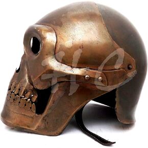 THOR INSTRUMENTS Medieval Skeleton Armour Helmet Viking Mask Spectacle Roman Knight Helmets Rustic Vintage Home Decor Gifts
